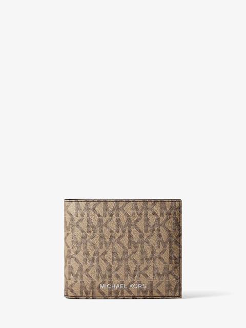 MICHAEL KORS Cooper Logo Billfold Wallet With Coin Pouch