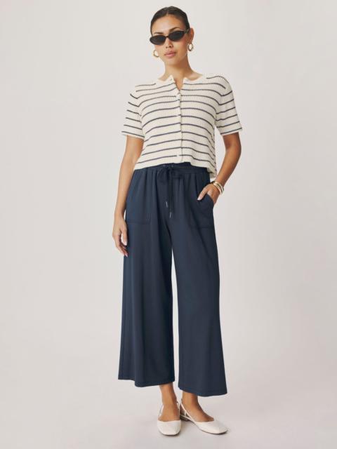 Splendid Delilah Striped Short Sleeve Cardigan