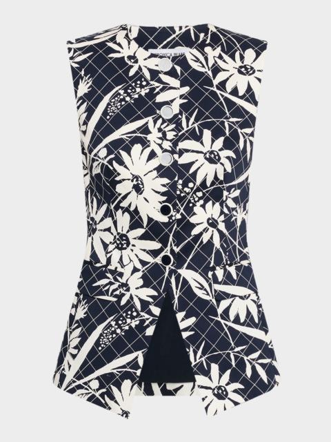 VERONICA BEARD Lois Floral Vest