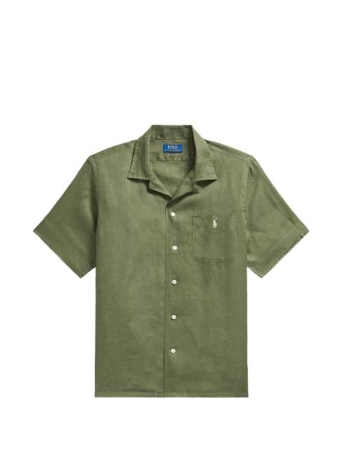 Polo Ralph Lauren short-sleeve pocket linen shirt