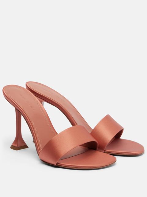 Amina Muaddi Andreea satin sandals