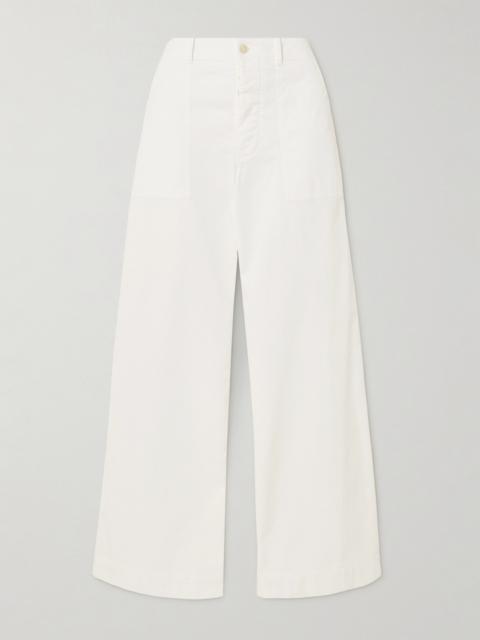 NILI LOTAN Leon Cotton Straight-leg Pants