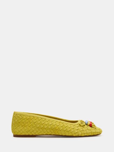 STEVE MADDEN DIVY LIME LEATHER