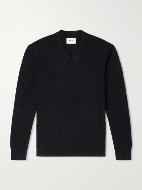 NN07 Danny V-Neck 6429 Chenille Sweater