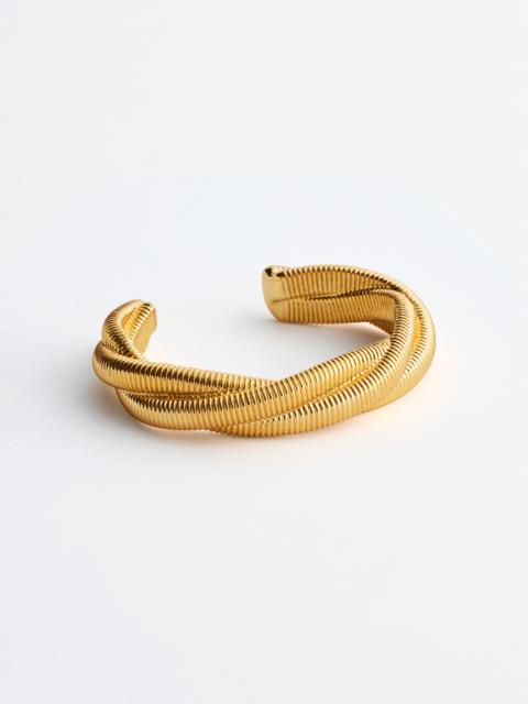 & Other Stories Plated Brass Twist Cuff