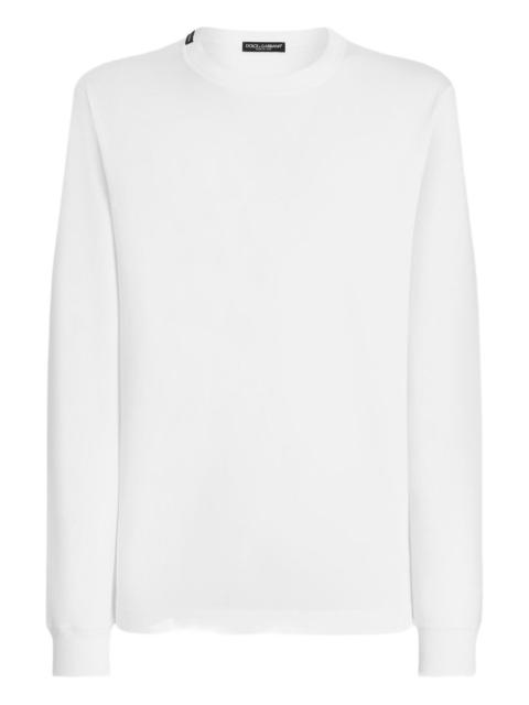 Dolce & Gabbana long-sleeve cotton T-shirt