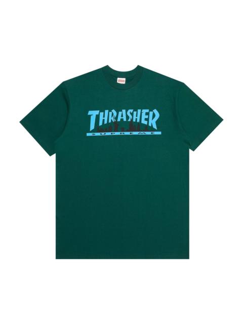 Supreme x Thrasher Skyline Tee 'Dark Green'