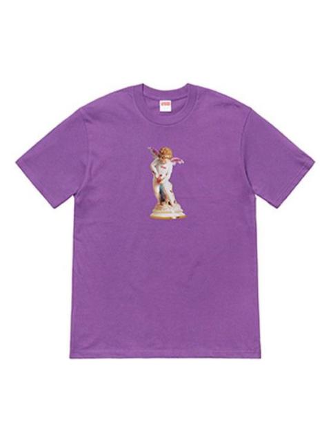 Supreme Supreme SS19 Cupid Tee Purple Angel Printing Short Sleeve Unisex SUP-SS19-688