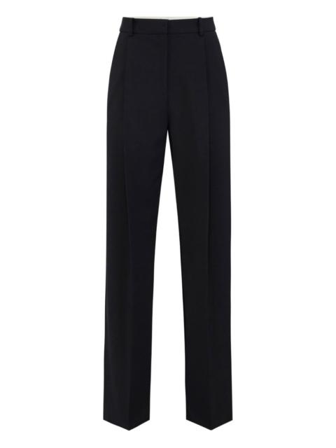 ELISABETTA FRANCHI pleated crepe trousers