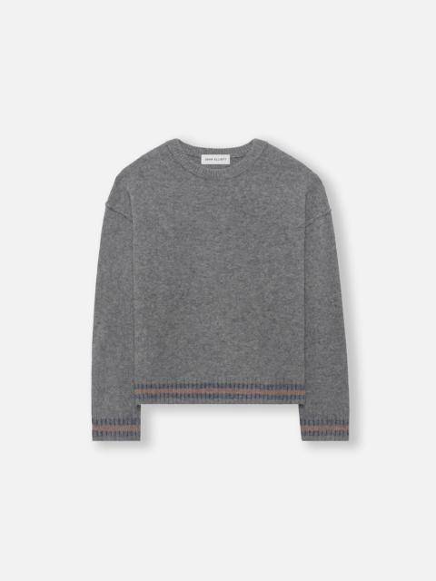 John Elliott BRUSHED WOOL VARSITY CREW