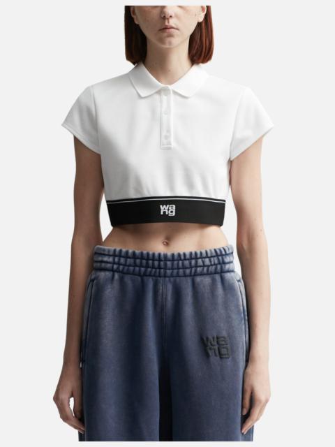 alexanderwang.t CHEERLEADER POLO TOP