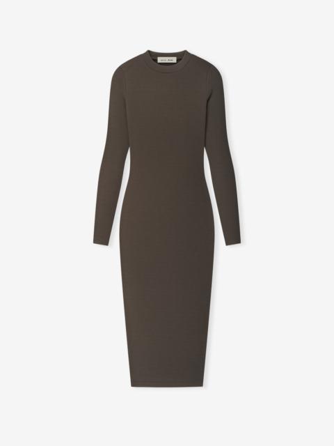 ESSENTIALS Fitted Long Sleeve Dress