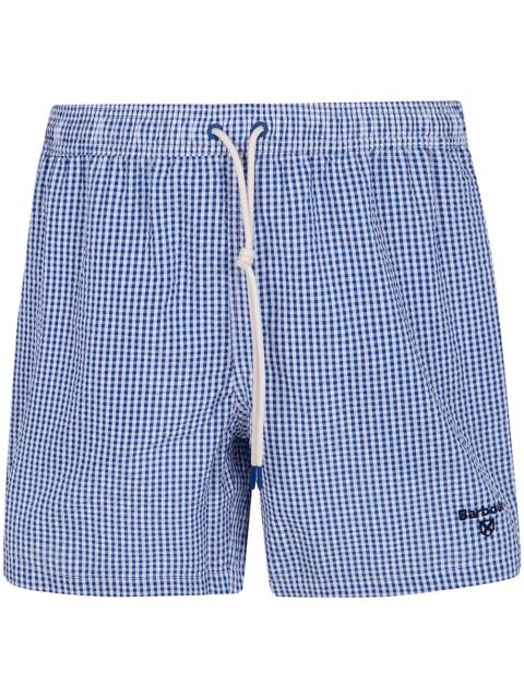 Barbour Gingham Seersucker Swim Short