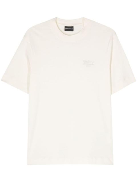 EMPORIO ARMANI rubberised-logo T-shirt