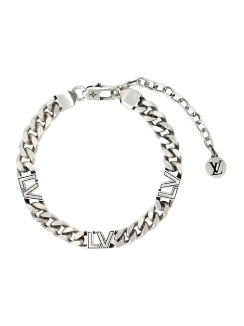 Louis Vuitton Louis Vuitton LV Club Bracelet Stearling Silver