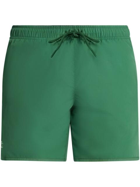 LACOSTE logo-appliquÃ© drawstring swim shorts