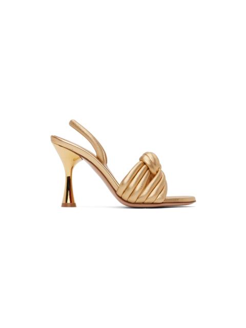 Gold Ottavia Heeled Sandals