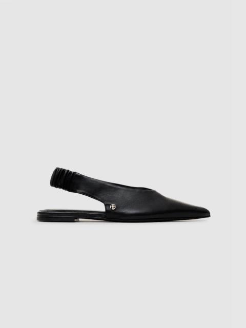 ANINE BING Hilda Slingback Flats - Black
