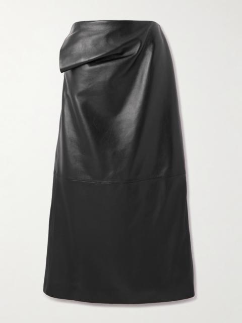 MAGDA BUTRYM Leather Maxi Skirt