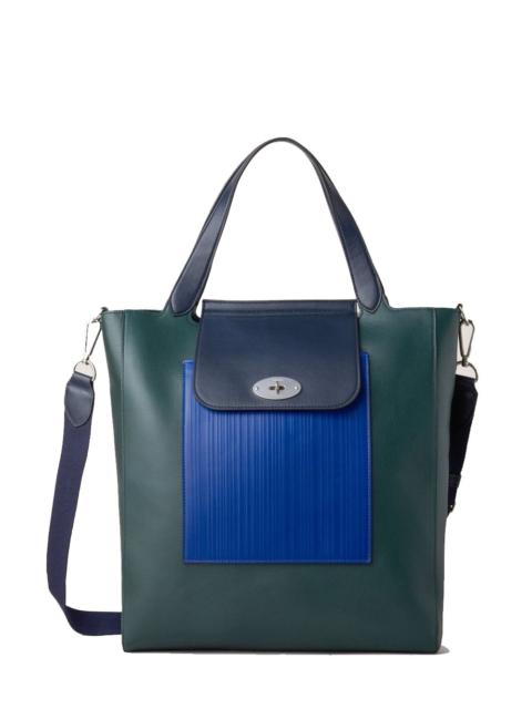 Mulberry Mulberry x Paul Smith Antony Tote Silky Calf (Mulberry Green & Cobalt Blue)