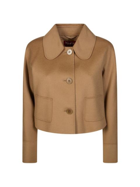 Max Mara Triumph button-up collared cropped jacket