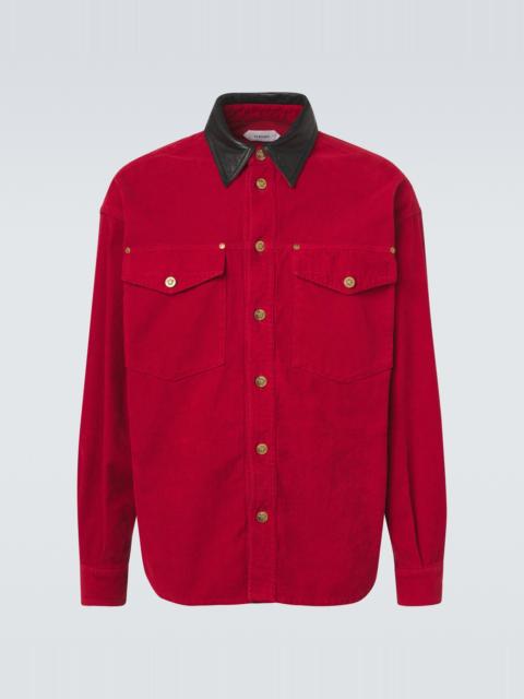 VERSACE Denim overshirt