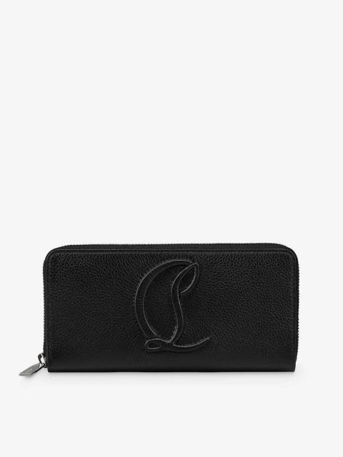 By My Side logo-embossed leather wallet