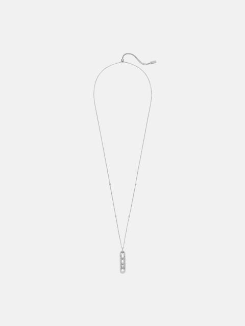 MESSIKA Move 10th 18kt white gold pendant necklace with diamonds