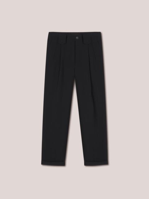 MATS - Pleated trousers - Black