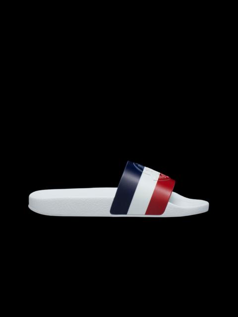 Moncler Bell Raffia & Leather Slides | REVERSIBLE