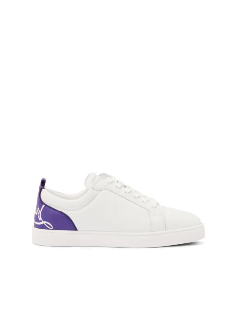 Christian Louboutin Fun Louis Junior leather sneakers