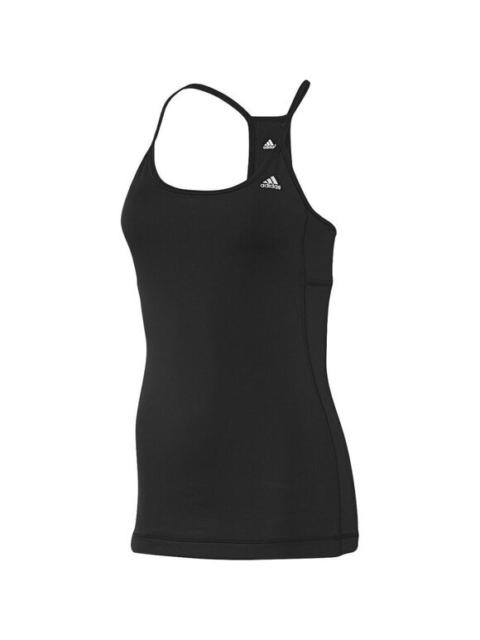 adidas Adidas Clima Essential Strappy tank Top Black SZ S NWT