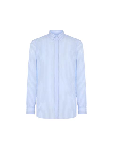 TOM FORD STRIPED TWILL CLASSIC FIT SHIRT