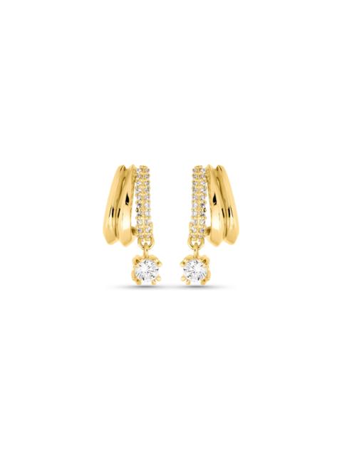 STONE AND STRAND Waverly Diamond Cuff Drop Earrings