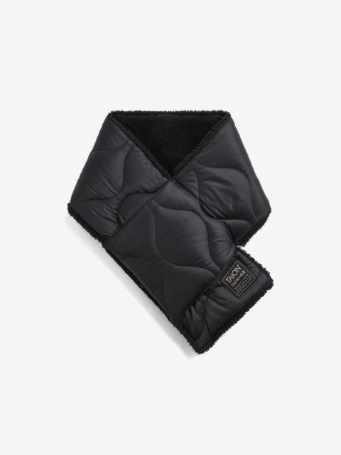 TAION reversible quilted-down scarf