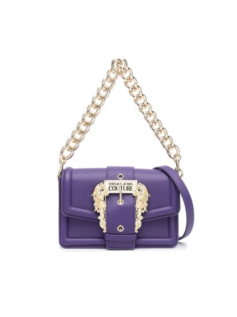 VERSACE JEANS COUTURE baroque-buckle chain-strap shoulder bag