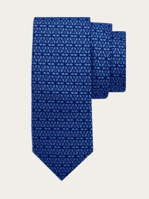 FERRAGAMO Silk jacquard tie