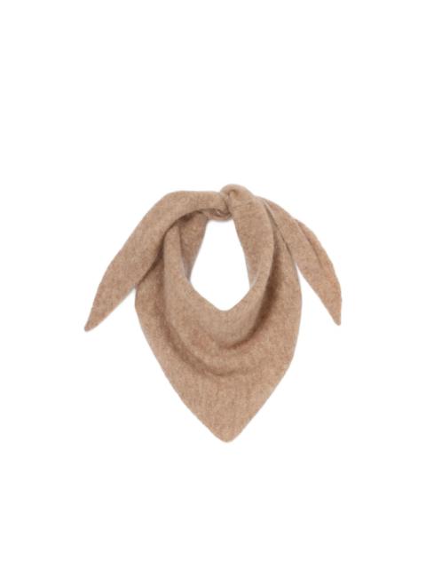 Claudie Pierlot triangular knitted scarf