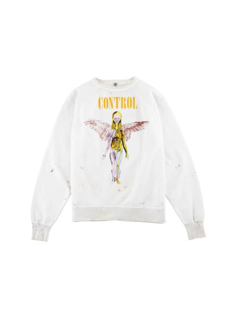 SAINT M×××××× Saint Mxxxxxx Angel Crewneck White