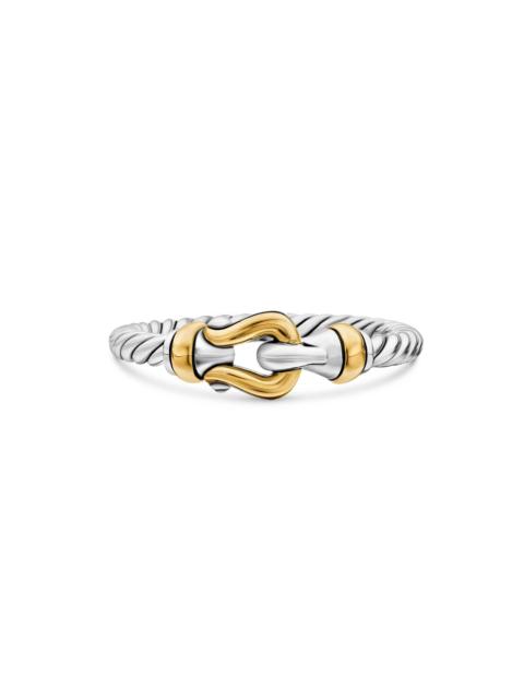 DAVID YURMAN Women's Petite Buckle Ring in Sterling Silver - Multi