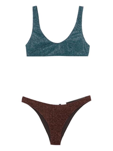 Oséree shimmer two-piece swimwear