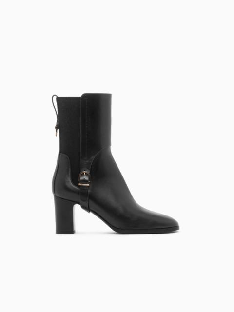 GIORGIO ARMANI BOOT WITH RUBBER DETAILS AND LEATHER SOLE