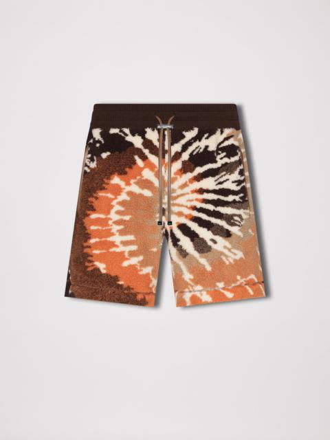 AMIRI TIE DYE POLAR FLEECE SHORTS