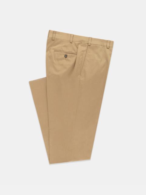 J. PRESS MADE-IN-CANADA GOLD COTTON DRILL CLOTH TROUSERS