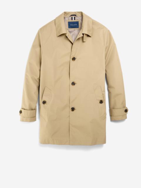 COLE HAAN Men's Stand Collar Rain Jacket