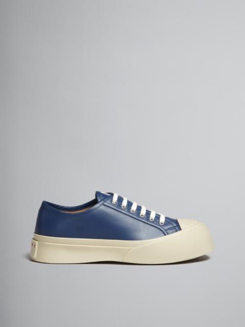 BLUE NAPPA LEATHER PABLO SNEAKER