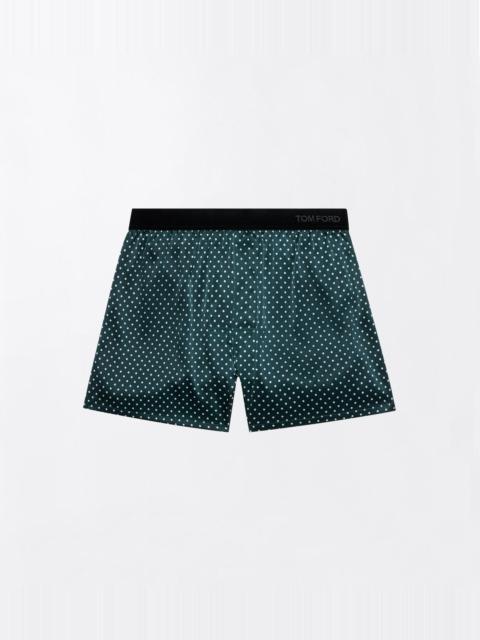 TOM FORD MICRODOT PRINT SILK BOXER