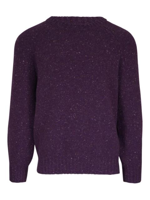 Brunello Cucinelli raglan-sleeve speckled sweater