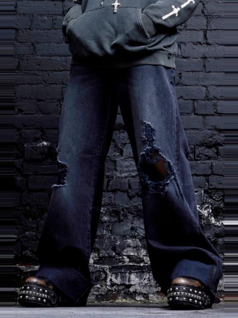 R13 LISA BAGGY JEAN - JAKE BLACK