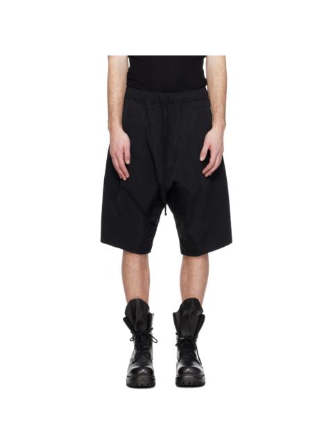 Julius Black Drop Crotch Shorts